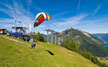 Paragliden im Karwendelgebirge am Achensee